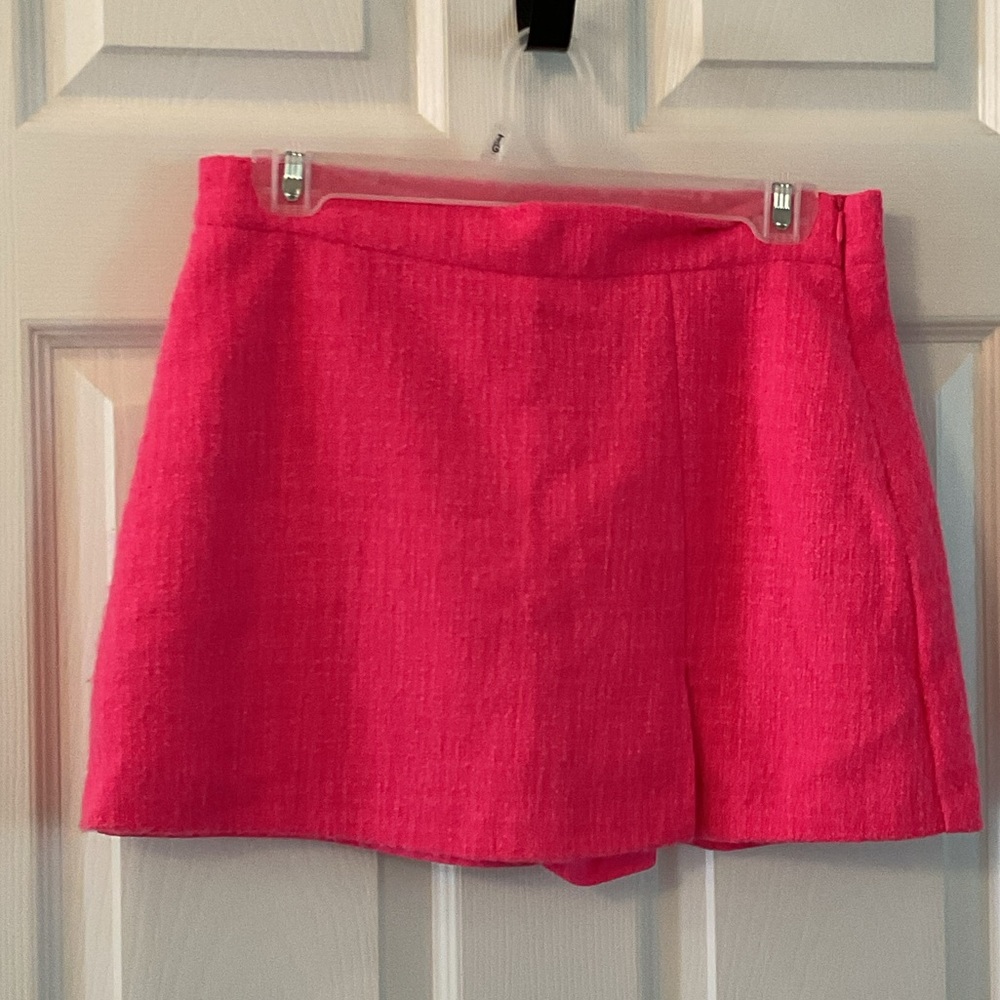 Steve Madden Womens Hot Pink Mini Skort Size 4